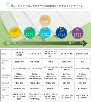 10m反物販売】らくに貼れるプレシオン芯地 はりはりらくはり 中厚 ハリ感タイプ 洗濯可能 アイロン接着芯 オフホワイト RH-003OW |  裏地・芯地 | リバティ・ファブリックス正規販売店｜生地の通販メルシー