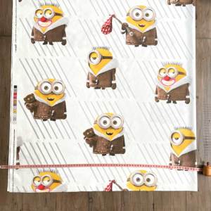 ミニオンズ 冬の装い プレミアムコットンシーチング生地＜minions