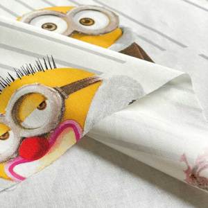 ミニオンズ 冬の装い プレミアムコットンシーチング生地＜minions