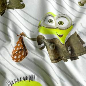 ミニオンズ 冬の装い プレミアムコットンシーチング生地＜minions