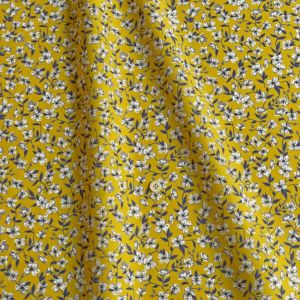 リバティプリント　Cotton　Tail（イエロー系）J09A LIBERTY FABRICS リバティプリント 国産リサイクルナイロンリップス