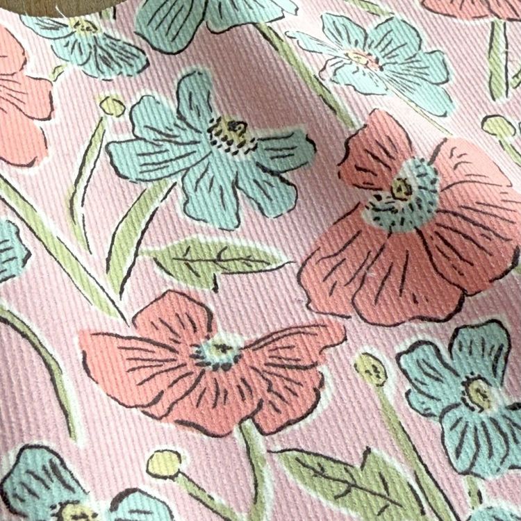 Kanae様デイリーパンツ　L ポケット1 リバティ・ミッシェルフランシス NEEDBY heritage/ニードバイヘリテージ KOH KOJIMA DK BLUE