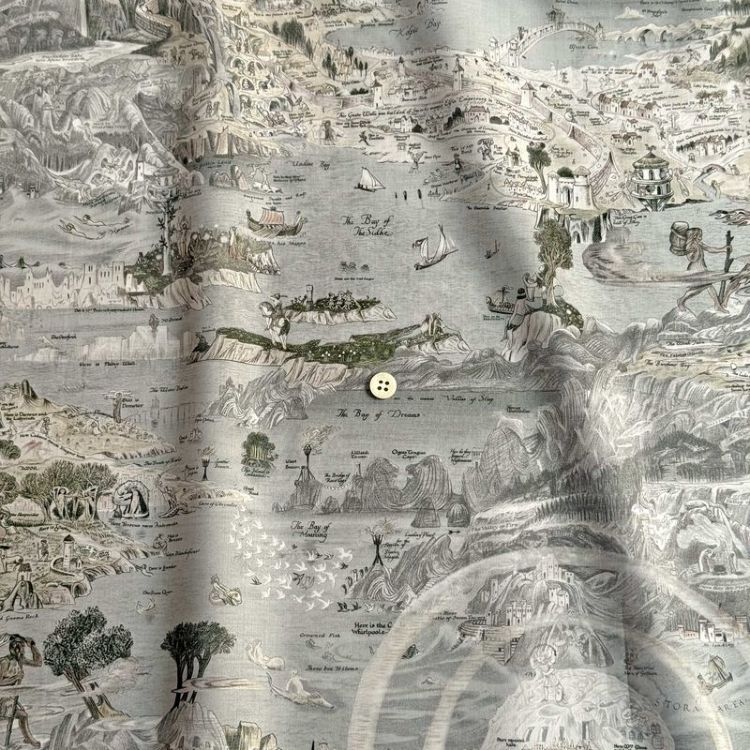 素敵なネパールマッラ時代の銀貨、17世紀の王リッディ・ナルシンハ・マッラ LIBERTY FABRICS リバティプリント イタリア製オーガニックタナローン