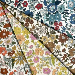 かち様 エプロン　 リバティタナローン Daisy MorisiaＤＵ かち様 エプロン リバティタナローン Daisy MorisiaDU