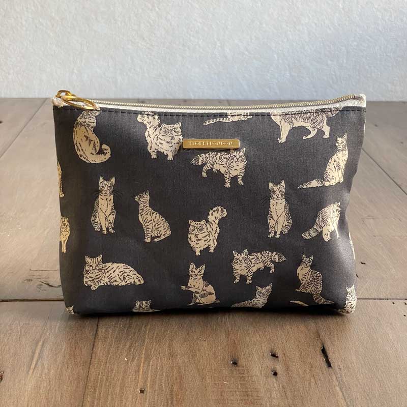 LIBERTY FABRICS リバティプリントを使ったベーシックポーチ(Lサイズ