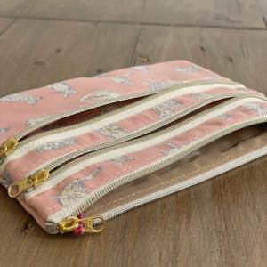 LIBERTY FABRICS リバティプリントを使ったスリーファスナー