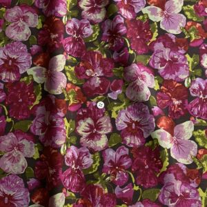 LIBERTY FABRICS リバティプリント・綿シルクローン生地(国産定番エターナル)＜Pansies＞(パンジーズ)2239265-VCS |  綿シルクローン | リバティ・ファブリックス正規販売店｜生地の通販メルシー