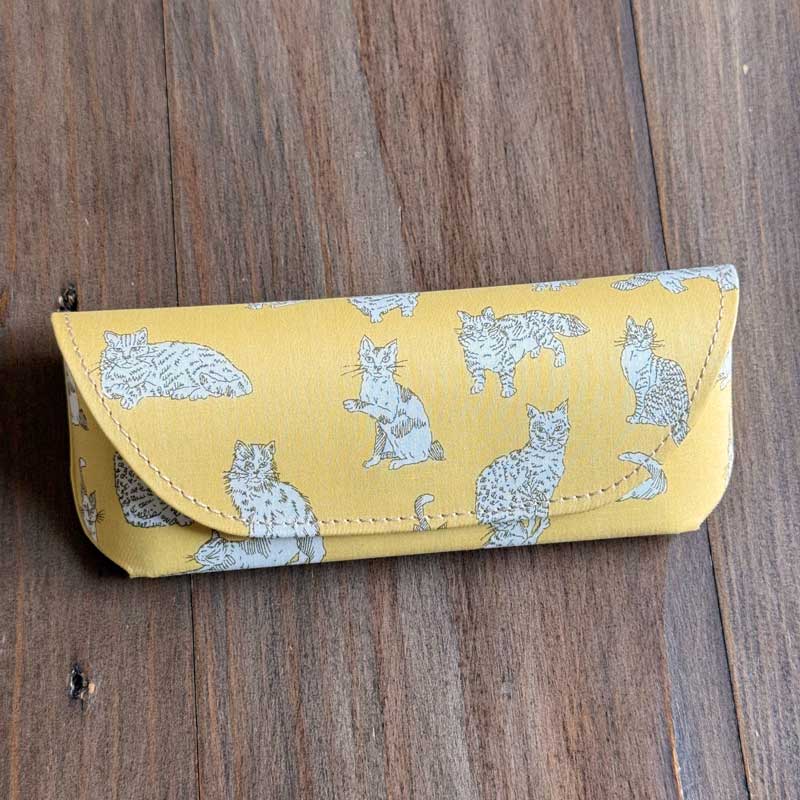 LIBERTY FABRICS リバティプリントを使ったメガネケース＜Meow