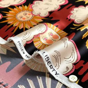 LIBERTY FABRICS リバティプリント シルクサテン生地 インポート
