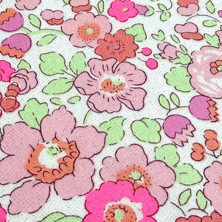 MariN5 　リバティ　ベッツィ　フラワーピンクラベンダー　オーダー MariN5 リバティ ベッツィ フラワーピンクラベンダー オーダー