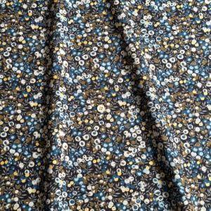 LIBERTY FABRICS リバティプリント 国産タナローン生地＜Wiltshire＞(ウィルトシャー)【ネイビー×カーキ】3339009P-J24B  | Pearly Christmas 2024 | リバティ・ファブリックス正規販売店｜生地の通販メルシー