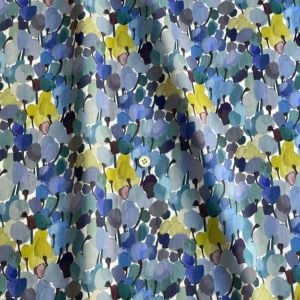 LIBERTY FABRICS リバティプリント 国産タナローン生地＜Tulip Fields＞(チューリップフィールズ)【ブルー】36301127-J24B  | メルシー本店10周年記念コレクション | リバティ・ファブリックス正規販売店｜生地の通販メルシー