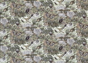 LIBERTY FABRICS リバティプリント 国産ピカデリーポプリン生地(エターナル)＜Harry James Jungle＞(ハリー ジェームスジャングル)3630160DP | ピカデリーポプリン | リバティ・ファブリックス正規販売店｜生地の通販メルシー