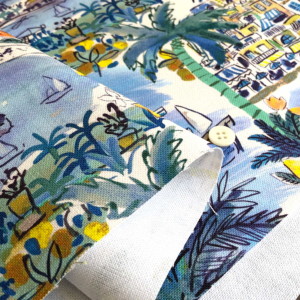 LIBERTY FABRICS リバティプリント・11号帆布国産生地【2021SS】＜Cape Vista＞(ケープヴィスタ)3631132-21CC  | 2021年春夏帆布 | リバティ・ファブリックス正規販売店｜生地の通販メルシー