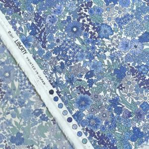 LIBERTY FABRICS リバティプリント 国産50ブロード生地＜Margaret Annie＞(マーガレットアニー)【ブルー】3631165-J23B  | リバティ・ファブリックストレジャーハンティング | リバティ・ファブリックス正規販売店｜生地の通販メルシー