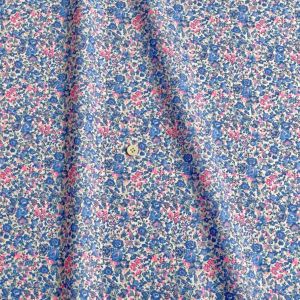 LIBERTY FABRICS リバティプリント 国産タナローン生地【2024SS Neon Liberty ネオンリバティ】＜Emma and  Georgina＞(エマ・アンド・ジョージーナ)【ピンクネオン×ブルー】3631251N-J24A | 2024年春夏追加柄(Neon Liberty)  | リバティ・ファブリックス正規販売店｜生地の ...