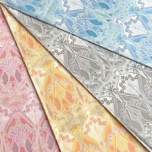 LIBERTY FABRICS リバティプリント 国産タナローン生地＜Ianthe＞(アイアンシ)【グレー】3632001-J24D |  2024年春夏追加柄(Onetone Gradation) | リバティ・ファブリックス正規販売店｜生地の通販メルシー