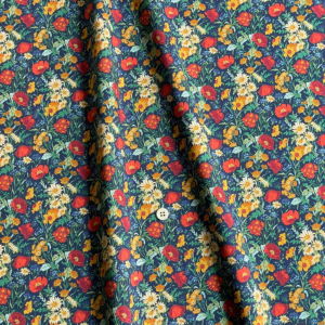 LIBERTY FABRICS リバティプリント 国産タナローン生地(エターナル)＜Florence May＞(フローレンスメイ)3632002AE  | タナローン（国産） | リバティ・ファブリックス正規販売店｜生地の通販メルシー