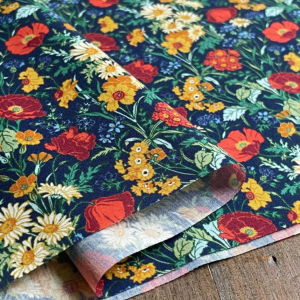 LIBERTY FABRICS リバティプリント 国産タナローン生地(エターナル)＜Florence May＞(フローレンスメイ)3632002AE  | タナローン（国産） | リバティ・ファブリックス正規販売店｜生地の通販メルシー