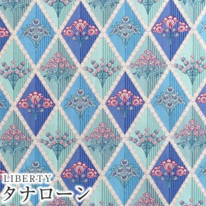 LIBERTYリバティプリント 国産タナローン生地＜Floral Harlequin
