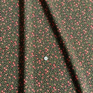 LIBERTY FABRICS リバティプリント 国産タナローン生地＜Myrtle＞(マートル)【オレンジ/ブラウン地】3633210-23C《2023AW  A LIBERTY ODYSSEY》 | 2023年秋冬柄（A LIBERTY ODYSSEY） | リバティ・ファブリックス正規販売店｜生地 の通販メルシー