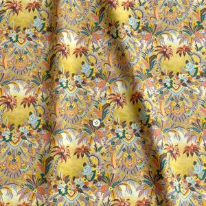 LIBERTY FABRICS リバティプリント イタリア製タナローン生地＜Miro's Paradise＞(ミロズ・パラダイス)【イエロー地】3634131-24CU《2024SS  THE LIBERTY KALEIDOSCOPE》 | 2024年春夏柄(THE LIBERTY KALEIDOSCOPE) |  リバティ・ファブリックス正規販売店｜生地の通販メルシー