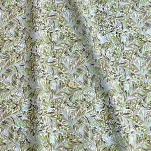 LIBERTY FABRICS リバティプリント イタリア製タナローン生地＜Wallace Garden＞(ウォレス・ガーデン)【グリーン】3634141-24BU《2024SS  THE LIBERTY KALEIDOSCOPE》 | 2024年春夏柄(THE LIBERTY KALEIDOSCOPE) | リバティ ・ファブリックス正規販売店｜生地の通販メルシー