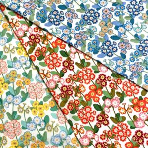 LIBERTY FABRICS リバティプリント イタリア製タナローン生地＜Primula  Park＞(プリムラ・パーク)【ブルー】3634145-24CU《2024SS THE LIBERTY KALEIDOSCOPE》 |  2024年春夏柄(THE LIBERTY KALEIDOSCOPE) | リバティ・ファブリックス正規販売店｜生地の通販メルシー