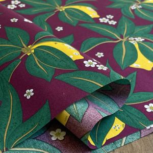 【エルマンノフィレンツェ】レース　リバティ　フラワープリントブラウス イタリア製 LIBERTY FABRICS リバティプリント イタリア製タナローン生地