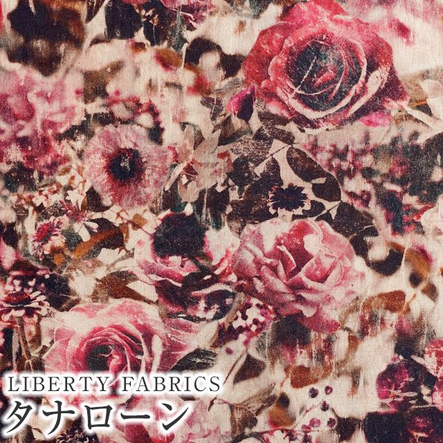 LIBERTY FABRICS リバティプリント イタリア製タナローン生地＜Florist's  Lens＞(フローリストズ・レンズ)【ローズ】3634218-24CU《2024AW The Curated Floral》 |  2024年秋冬柄(The Curated Floral) | リバティ・ファブリックス正規販売店｜生地の通販 ...