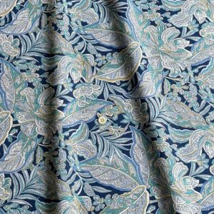 LIBERTY FABRICS リバティプリント イタリア製タナローン生地＜Hawaiian Paisley＞(ハワイアン・ペイズリー)【ブルー】3634250-24BU《2024AW  The Curated Floral》 | 2024年秋冬柄(The Curated Floral) | リバティ ・ファブリックス正規販売店｜生地の通販メルシー