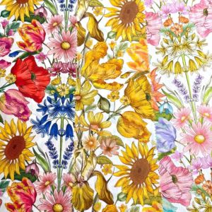 LIBERTY FABRICS リバティプリント イタリア製タナローン生地＜Floral