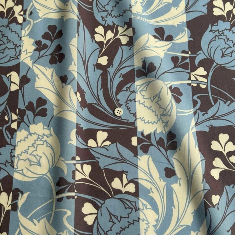 【美品】コンパニーアイタリアーナ　イタリア製　ファー　ポンチョ　グリーン LIBERTY FABRICS リバティプリント イタリア製タナローン生地