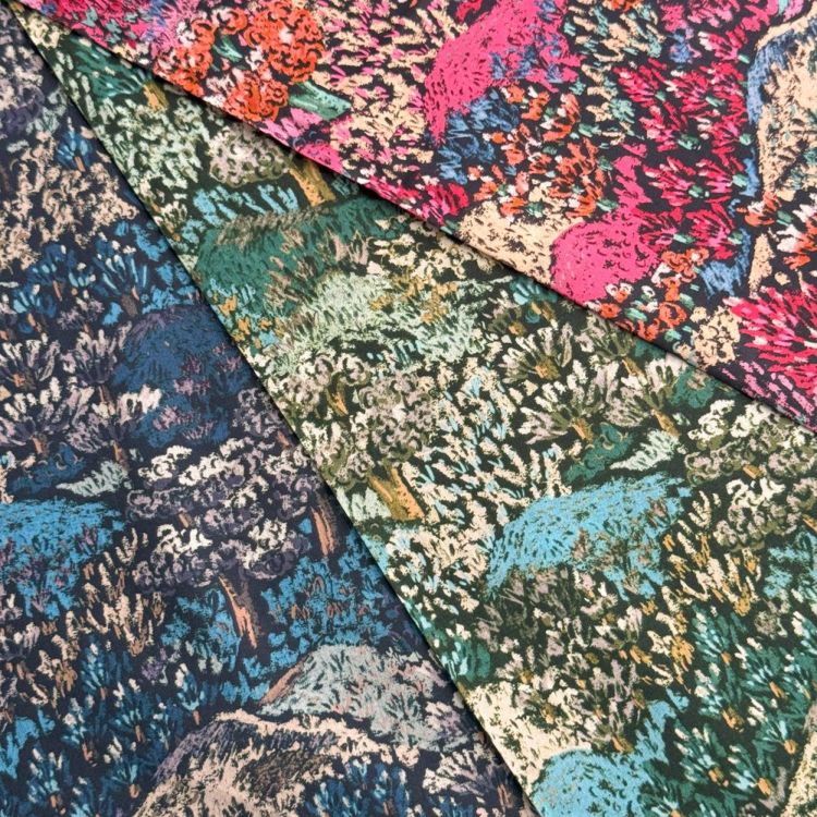 LIBERTY FABRICS リバティプリント イタリア製タナローン生地＜Darley