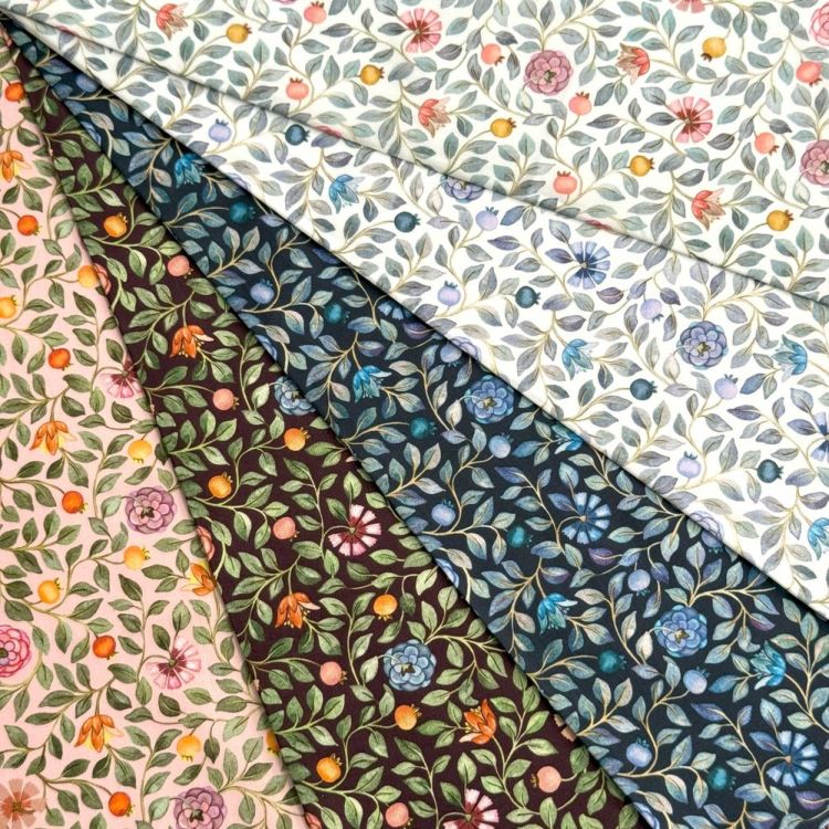 スペイン　セビリア製　ゴブラン織り LIBERTY FABRICS リバティプリント イタリア製タナローン生地