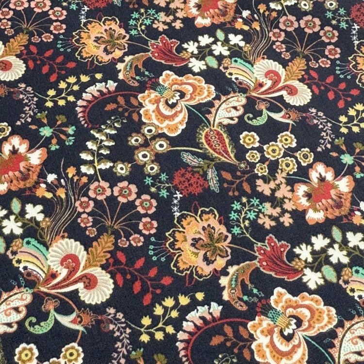 【美品】コンパニーアイタリアーナ　イタリア製　ファー　ポンチョ　グリーン LIBERTY FABRICS リバティプリント イタリア製タナローン生地