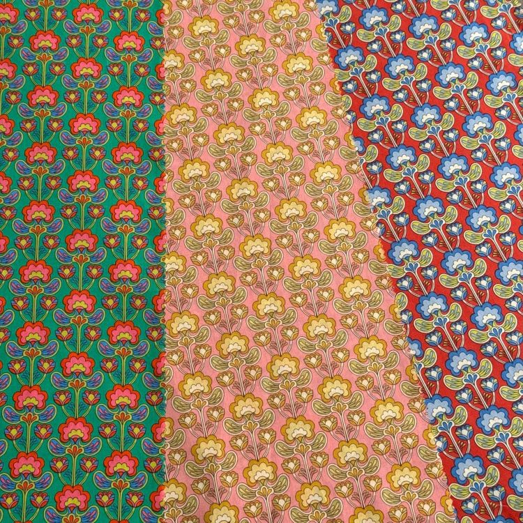 LIBERTY FABRICS リバティプリント イタリア製タナローン生地＜Peacock