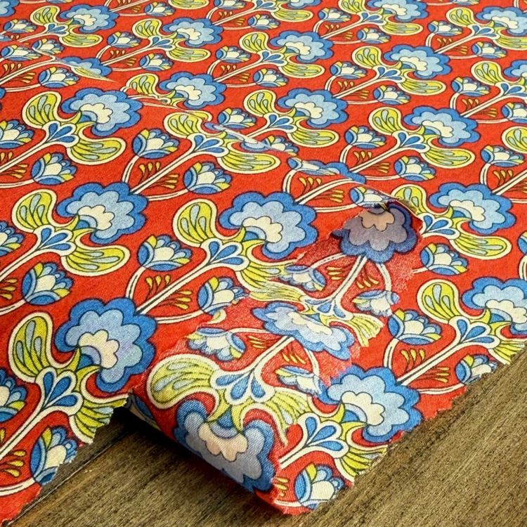 LIBERTY FABRICS リバティプリント イタリア製タナローン生地＜Peacock