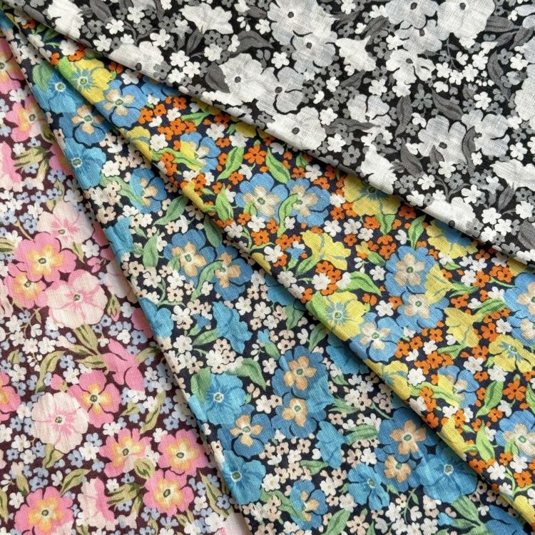 LIBERTY FABRICS リバティプリント 国産フランダースリネン生地