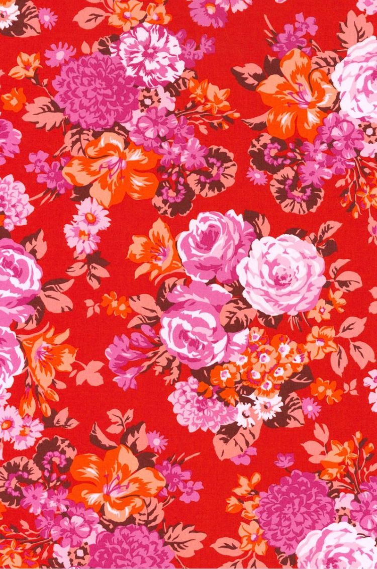 LIBERTY FABRICS リバティプリント イタリア製タナローン生地＜Flower