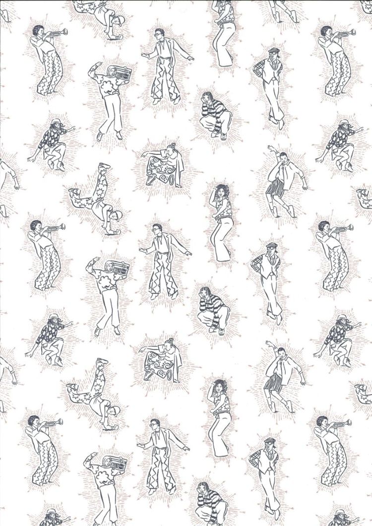 LIBERTY FABRICS リバティプリント イタリア製タナローン生地＜Hip Hop 