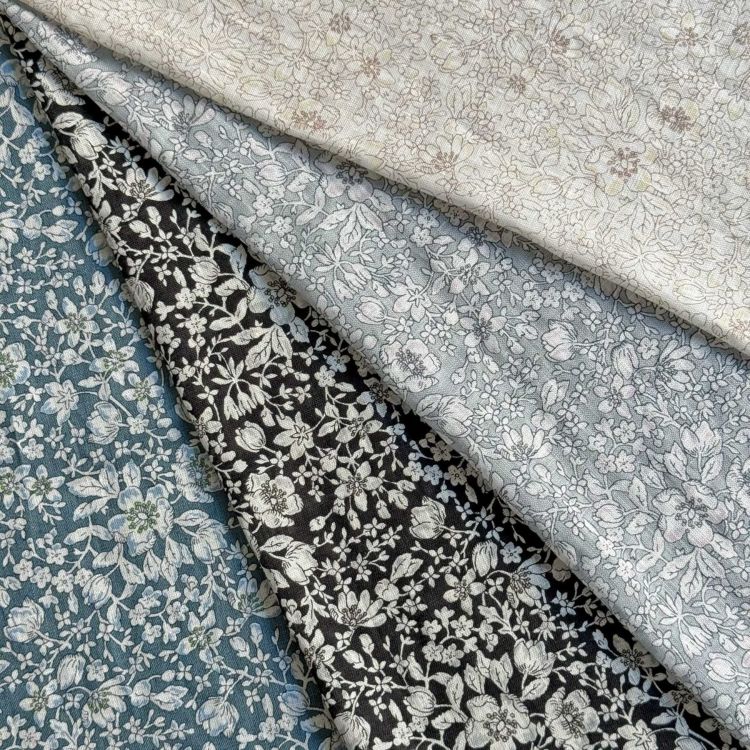 LIBERTY FABRICS リバティプリント 国産フランダースリネン生地＜Lizzy