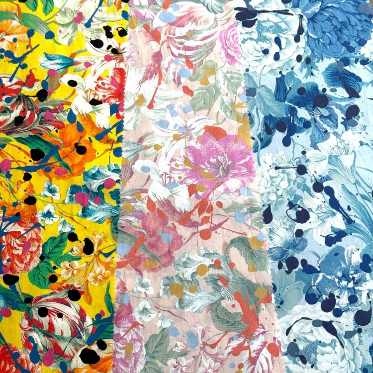 LIBERTY FABRICS リバティプリント イタリア製タナローン生地＜Punk