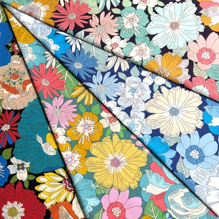 LIBERTY FABRICS リバティプリント イタリア製タナローン生地＜Summers