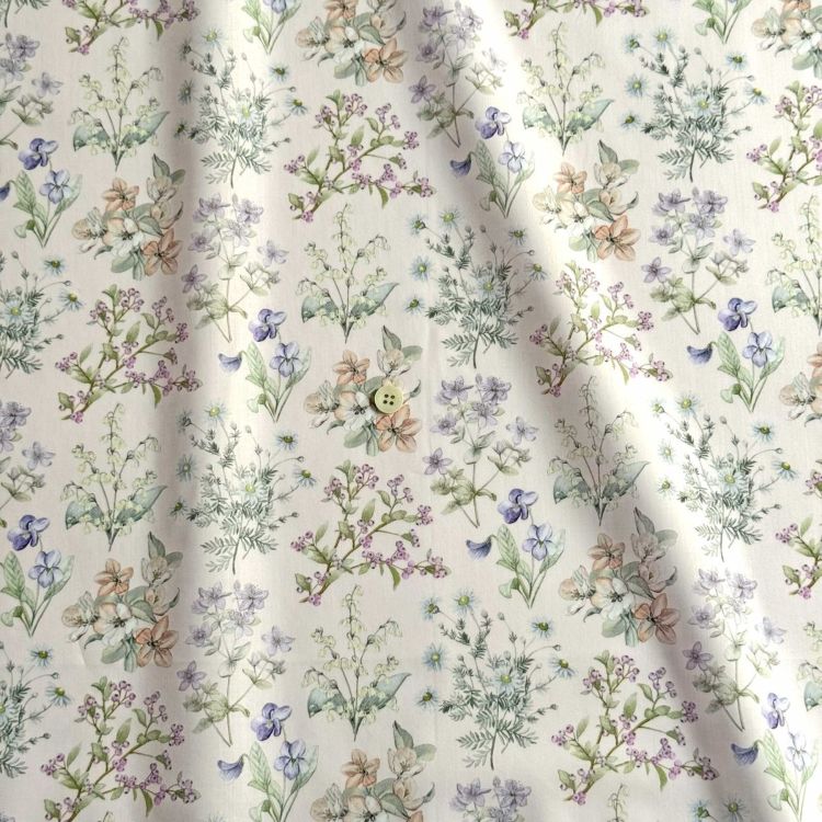 リバティプリント イタリア製タナローン生地＜Floral Remedy