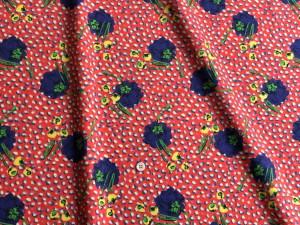 LIBERTY FABRICS リバティプリント 国産タナローン生地(エターナル)＜Juniper＞(ジュニパー)【地色・レッド】3636259CE  | 2022年廃盤エターナル | リバティ・ファブリックス正規販売店｜生地の通販メルシー