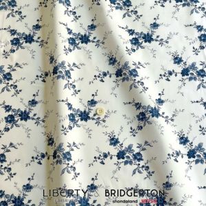 LIBERTY FABRICS リバティプリント イタリア製タナローン生地(広幅135cm巾)＜Amelie  Luise＞(アメリ・ルイーズ)【ホワイト地×ネイビー花】36374409-B《2024SS LIBERTY FABRICS &  BRIDGERTON》 | LIBERTY FABRICS & BRIDGERTON | リバティ・ファブリックス正規販売店｜生地 ...