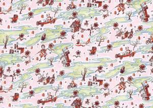 LIBERTY FABRICS リバティプリント・国産タナローン生地＜Flo＞(フロー