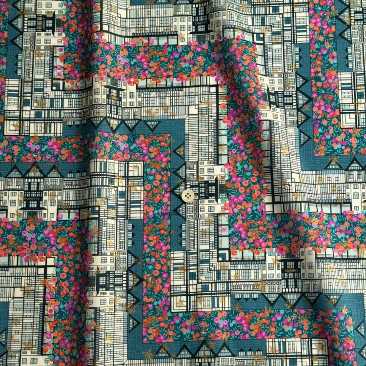 リバティ♪タナローン『エルダーベリー』生地幅×160cm  【pttcq】 LIBERTY FABRICS リバティプリント 国産タナローン生地＜Tudor Berry