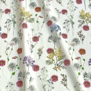 LIBERTY FABRICS リバティプリント イタリア製タナローン生地＜Polka  Floral＞(ポルカ・フローラル)【ホワイト地】363J4216-24AU《2024AW Native Flowers》 |  2024年秋冬追加柄(Native Flowers) | リバティ・ファブリックス正規販売店｜生地の通販メルシー